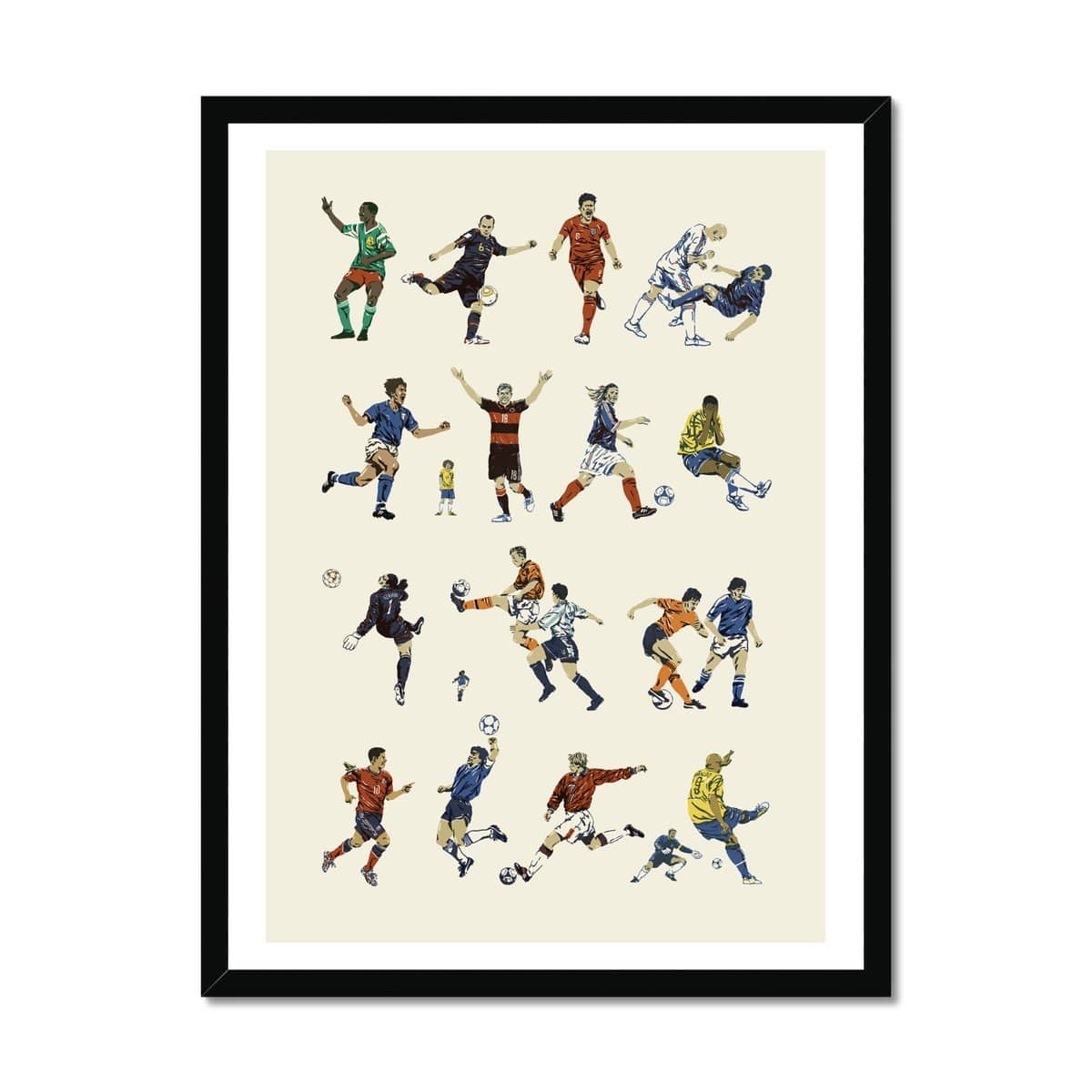 Prodigi Fine art 18"x24" / Black Frame Harry Tennant | World Cup Moments