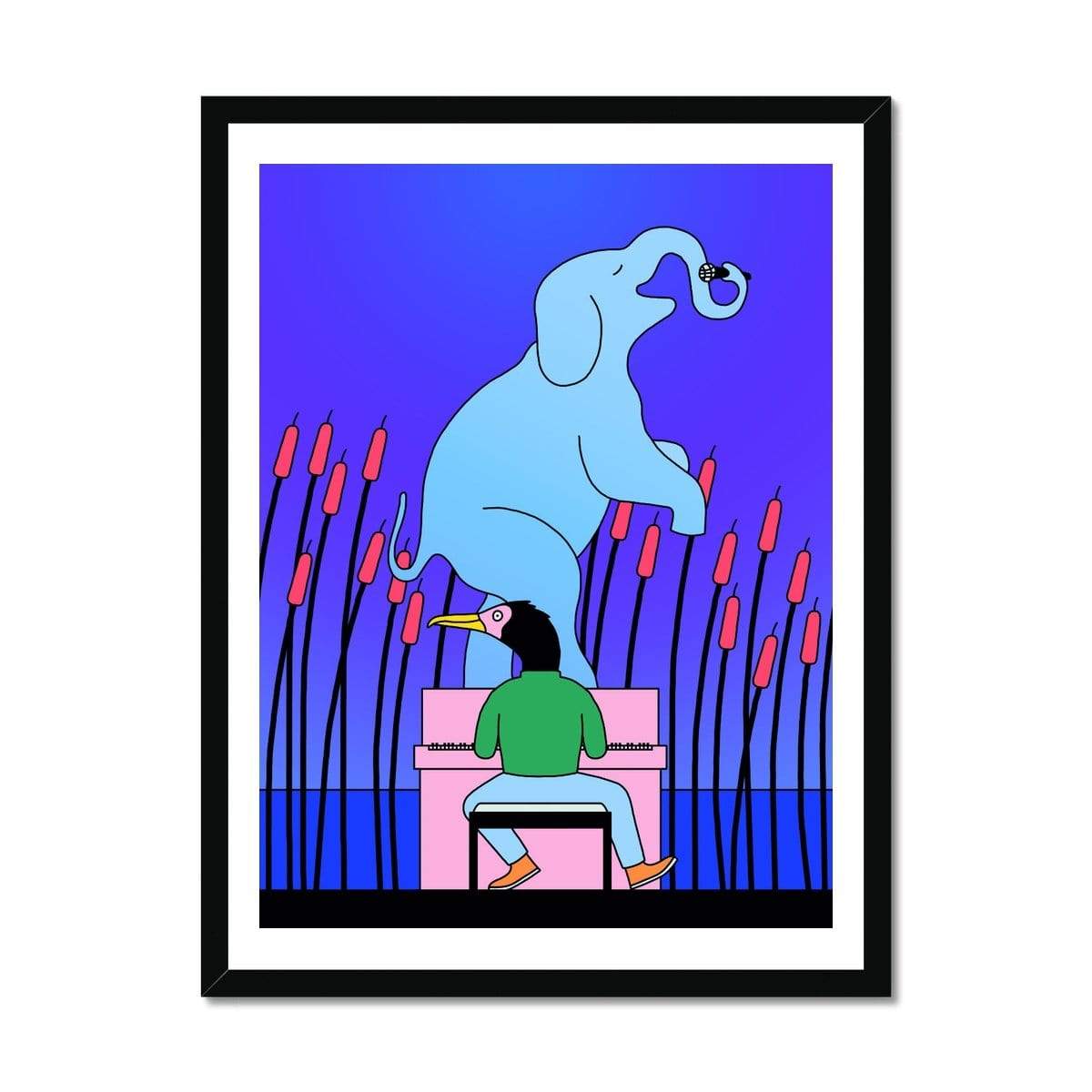 Prodigi Fine art 18"x24" / Black Frame Jan Buchczik | Lakeshore Tunes