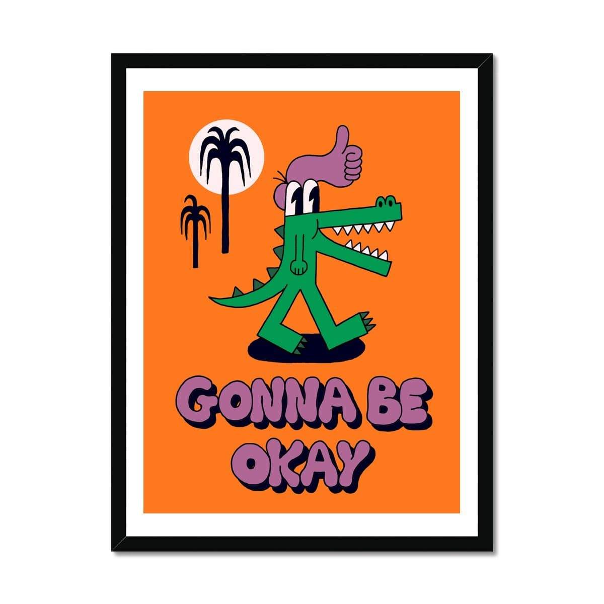 Prodigi Fine art 18"x24" / Black Frame Jango Jim | Gonna Be OK