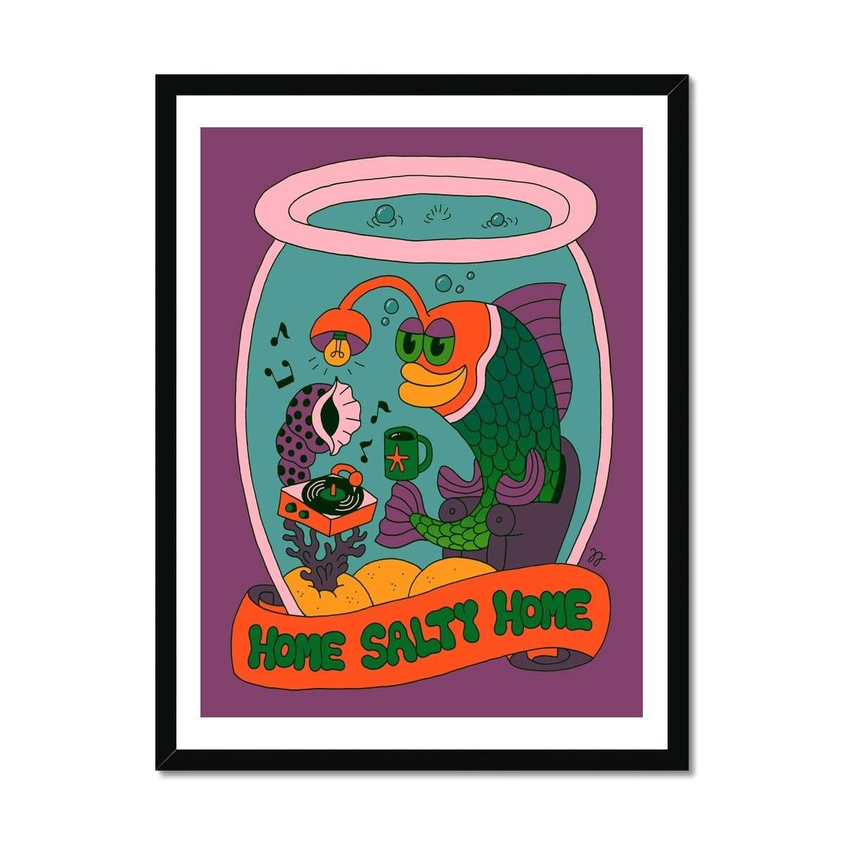 Prodigi Fine art 18"x24" / Black Frame Jango Jim | Home Salty Home