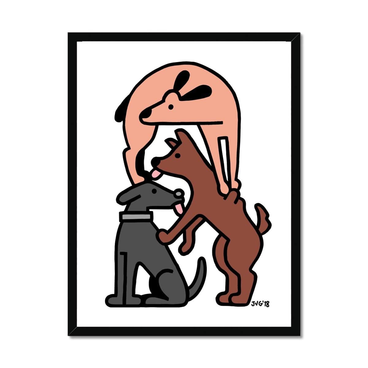 Prodigi Fine art 18"x24" / Black Frame Jasper Van Gestel | Networking