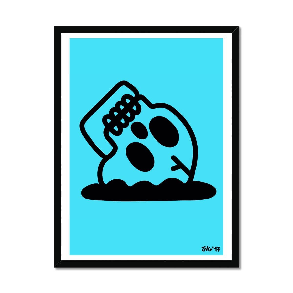 Prodigi Fine art 18"x24" / Black Frame Jasper Van Gestel | Skull