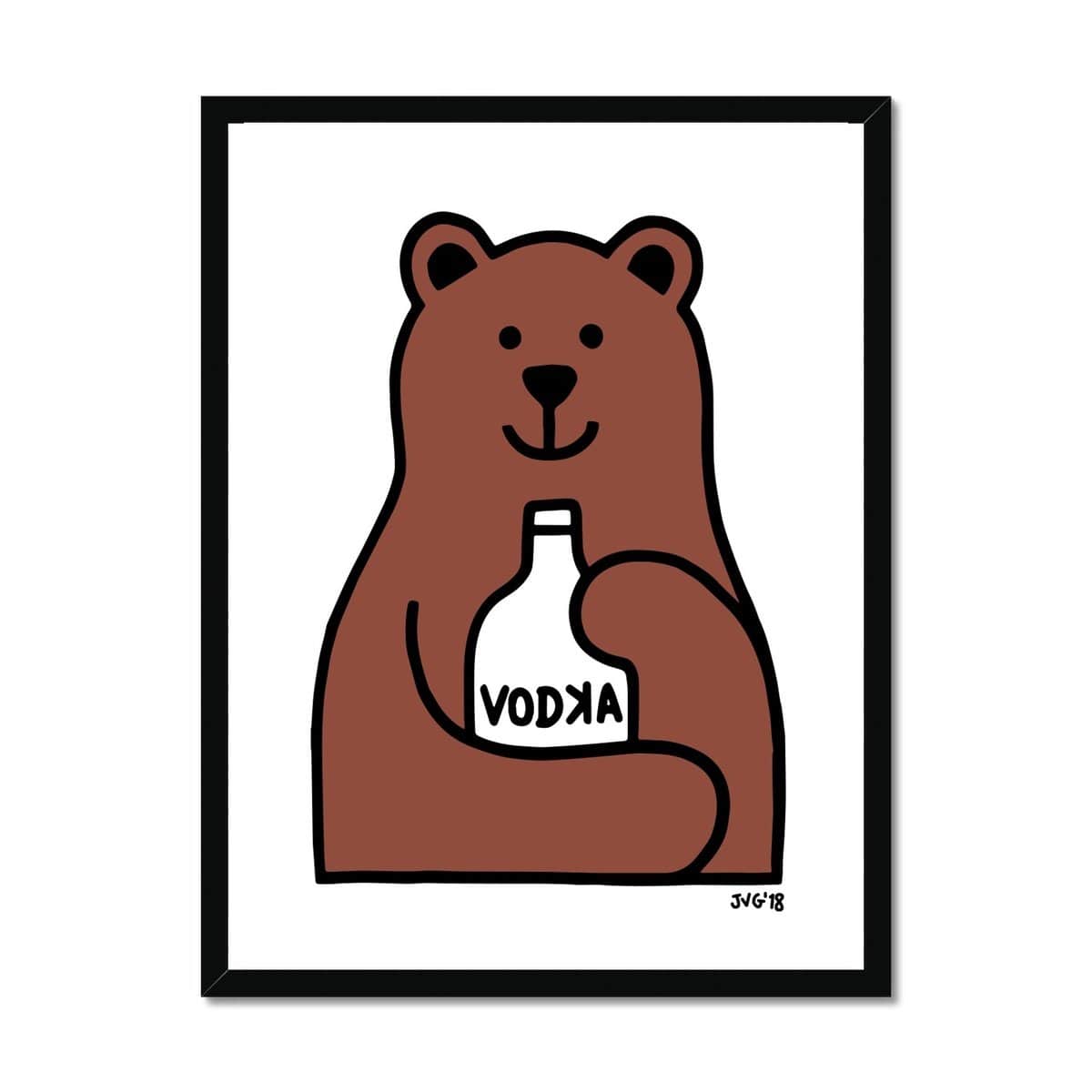 Prodigi Fine art 18"x24" / Black Frame Jasper Van Gestel | Spirit Animal