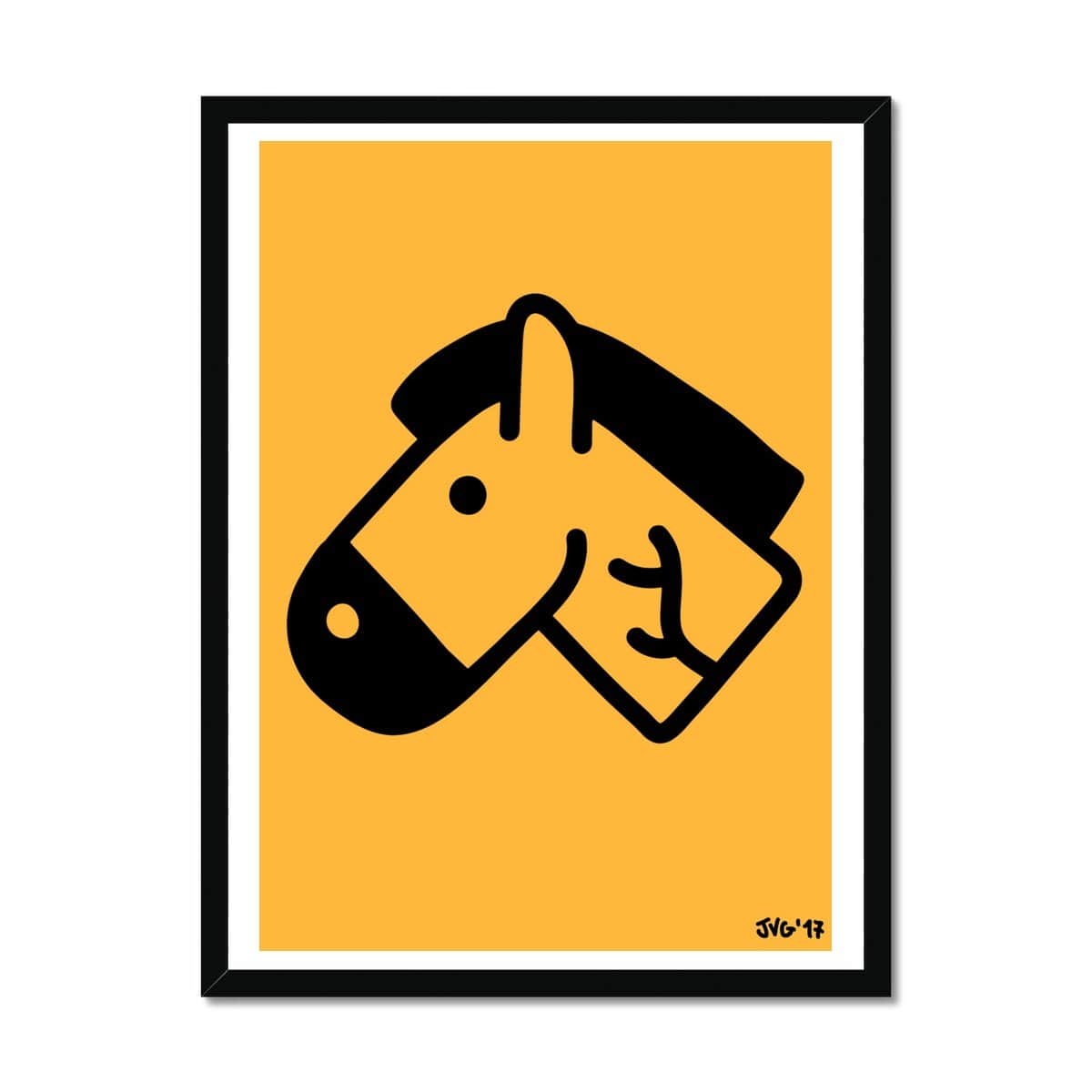 Prodigi Fine art 18"x24" / Black Frame Jasper Van Gestel | Workhorse