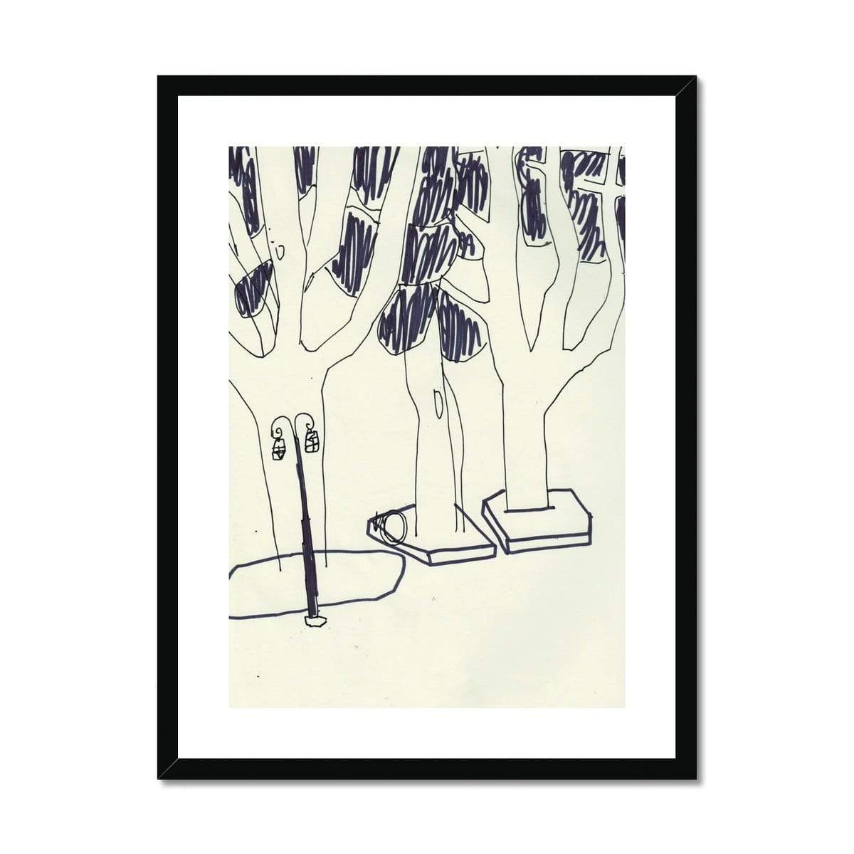 Prodigi Fine art 18"x24" / Black Frame Joe Gamble | Fuxing Park