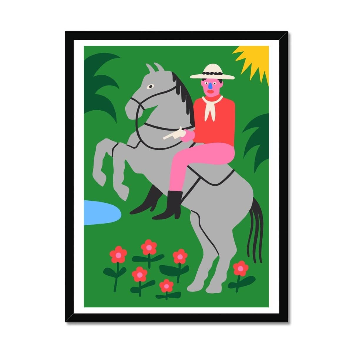 Prodigi Fine art 18"x24" / Black Frame Joel Burden | Horsepower