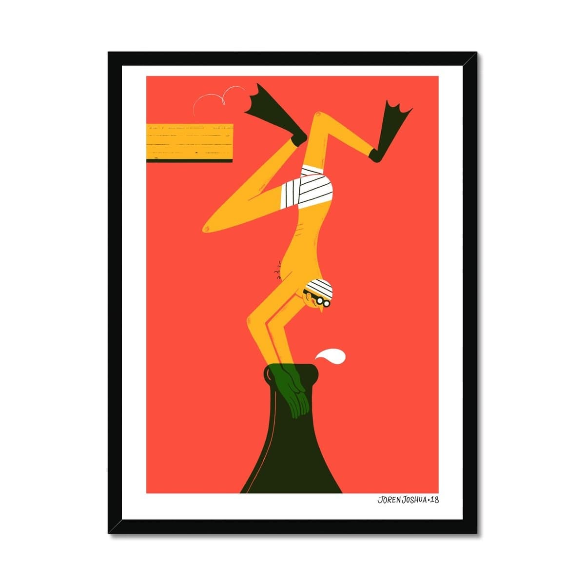 Prodigi Fine art 18"x24" / Black Frame Joren Joshua | Mood #4