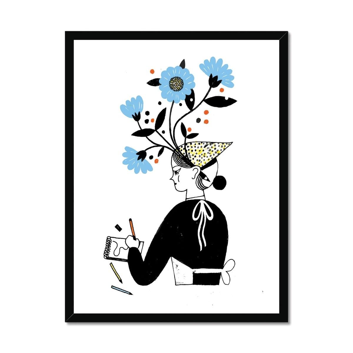 Prodigi Fine art 18"x24" / Black Frame Julianna Brion | Artist