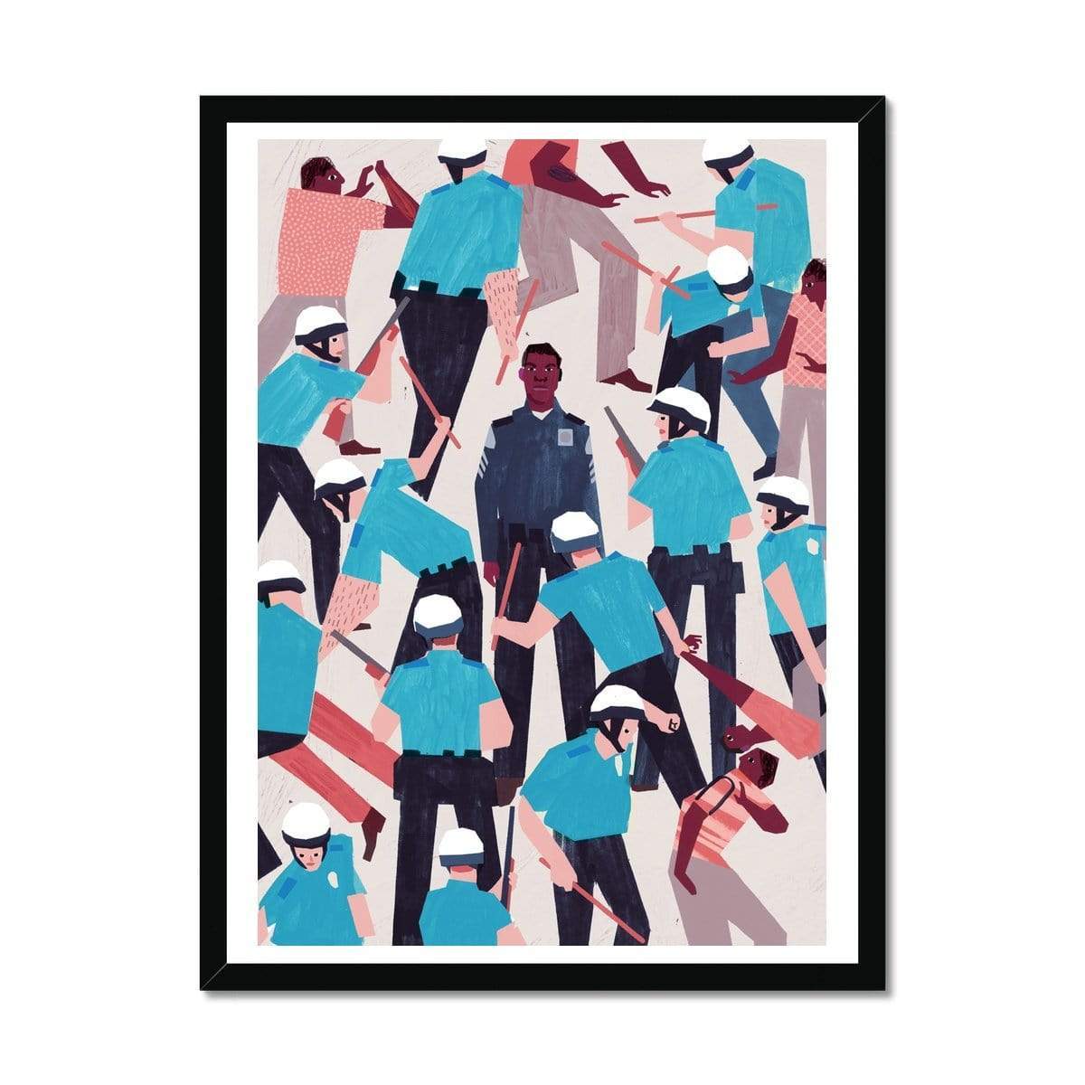 Prodigi Fine art 18"x24" / Black Frame Keith Negley | Detroit