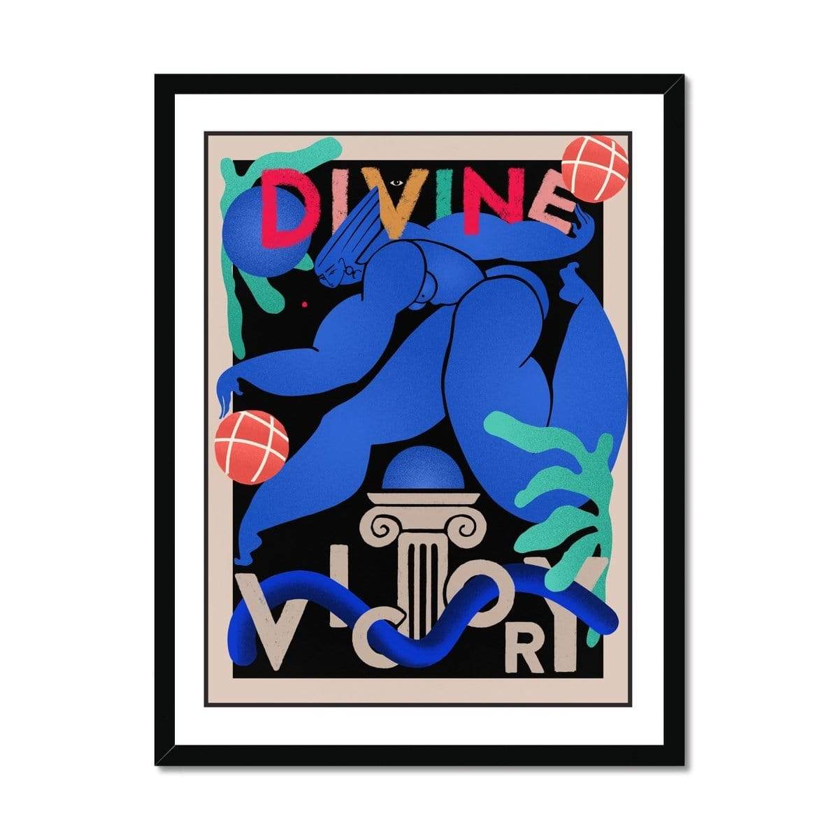 Prodigi Fine art 18"x24" / Black Frame Kelly Anna | Divine Victory