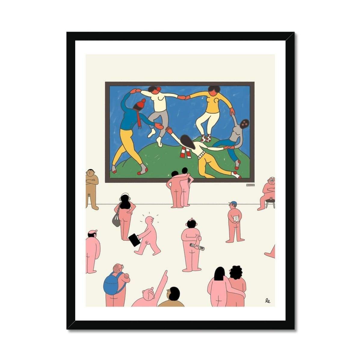 Prodigi Fine art 18"x24" / Black Frame Leon Edler | Matisse