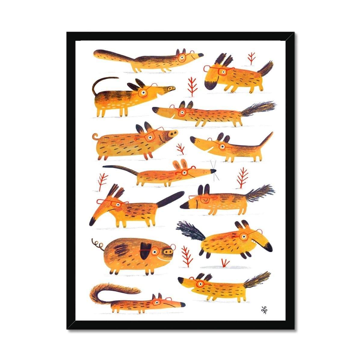 Prodigi Fine art 18"x24" / Black Frame Linzie Hunter | Beast-Spectacled