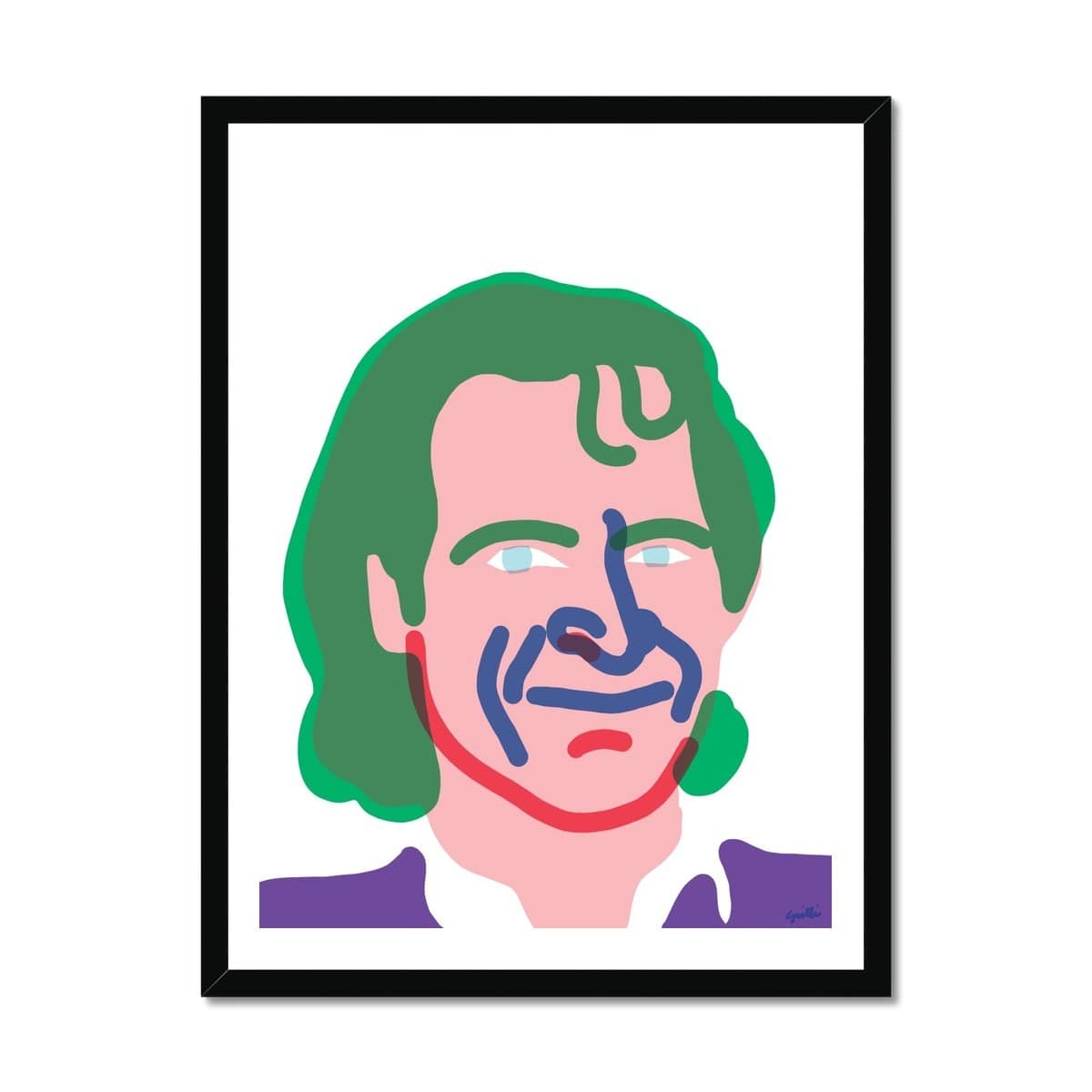 Prodigi Fine art 18"x24" / Black Frame Lorenzo Gritti | Joker