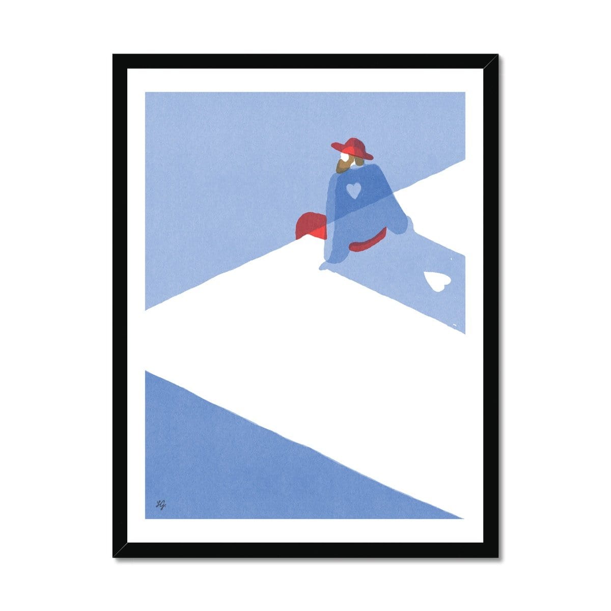 Prodigi Fine art 18"x24" / Black Frame Lorenzo Gritti | My Loneliness