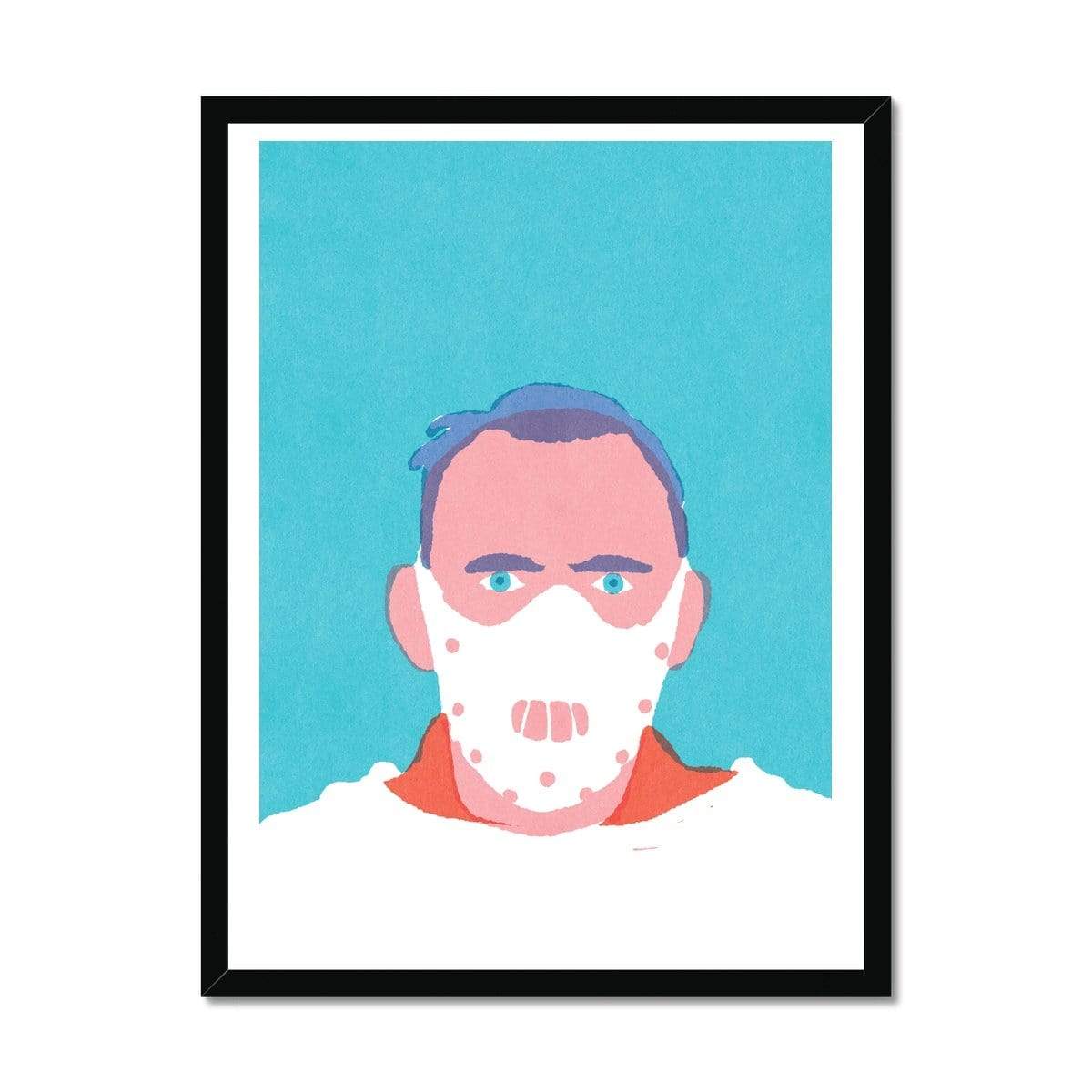 Prodigi Fine art 18"x24" / Black Frame Lorenzo Gritti | Silence of the Lambs