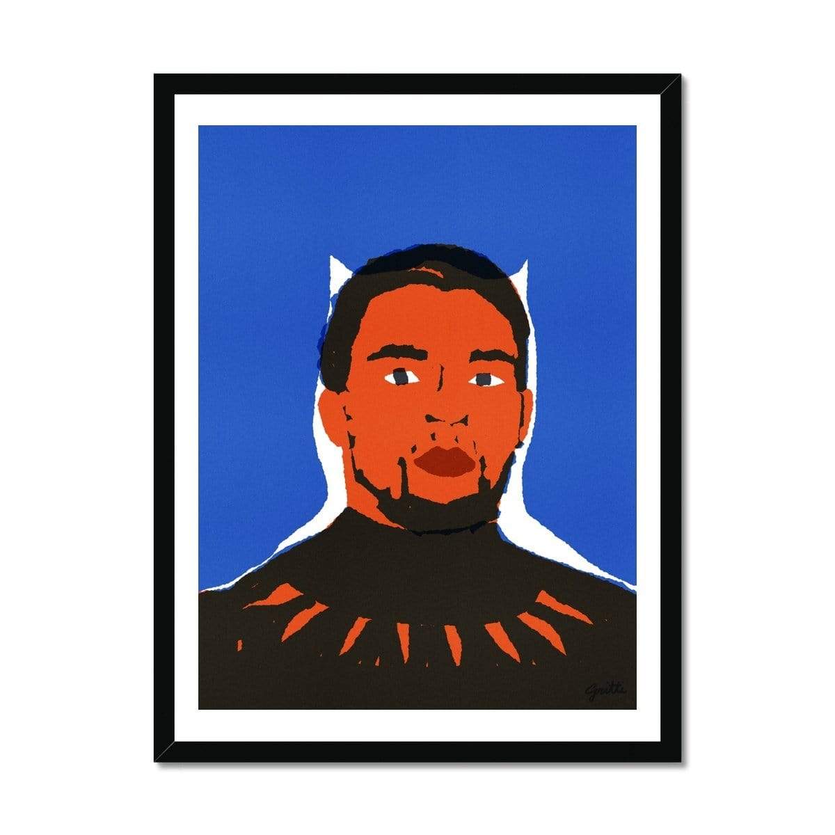 Prodigi Fine art 18"x24" / Black Frame Lorenzo Gritti | The King