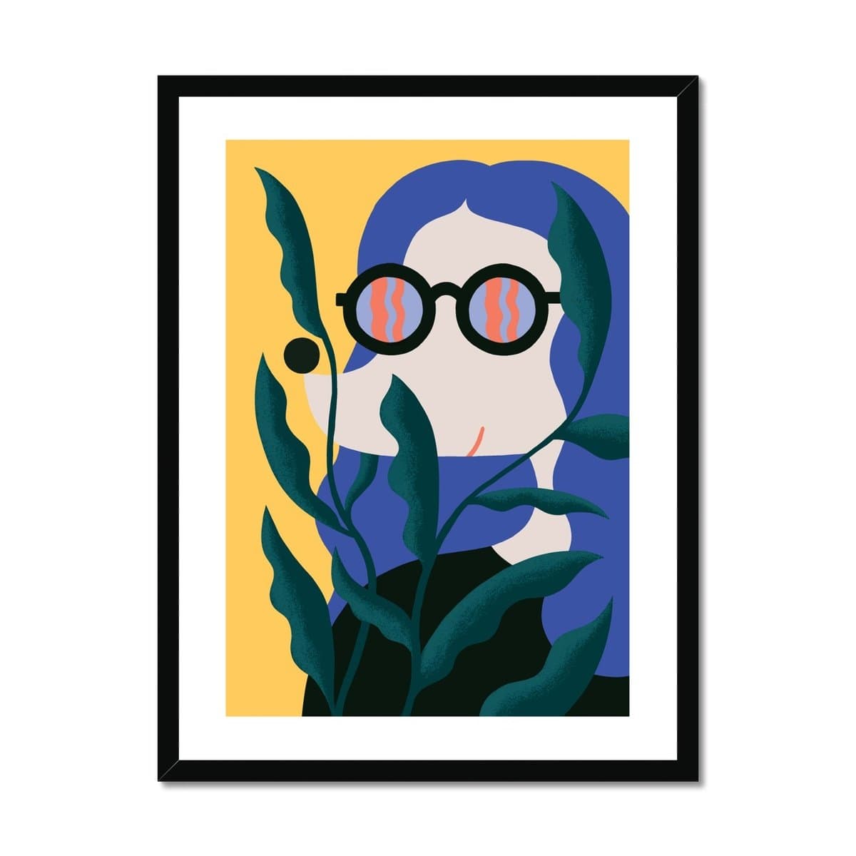 Prodigi Fine art 18"x24" / Black Frame Louise Rosenkrands | Plant