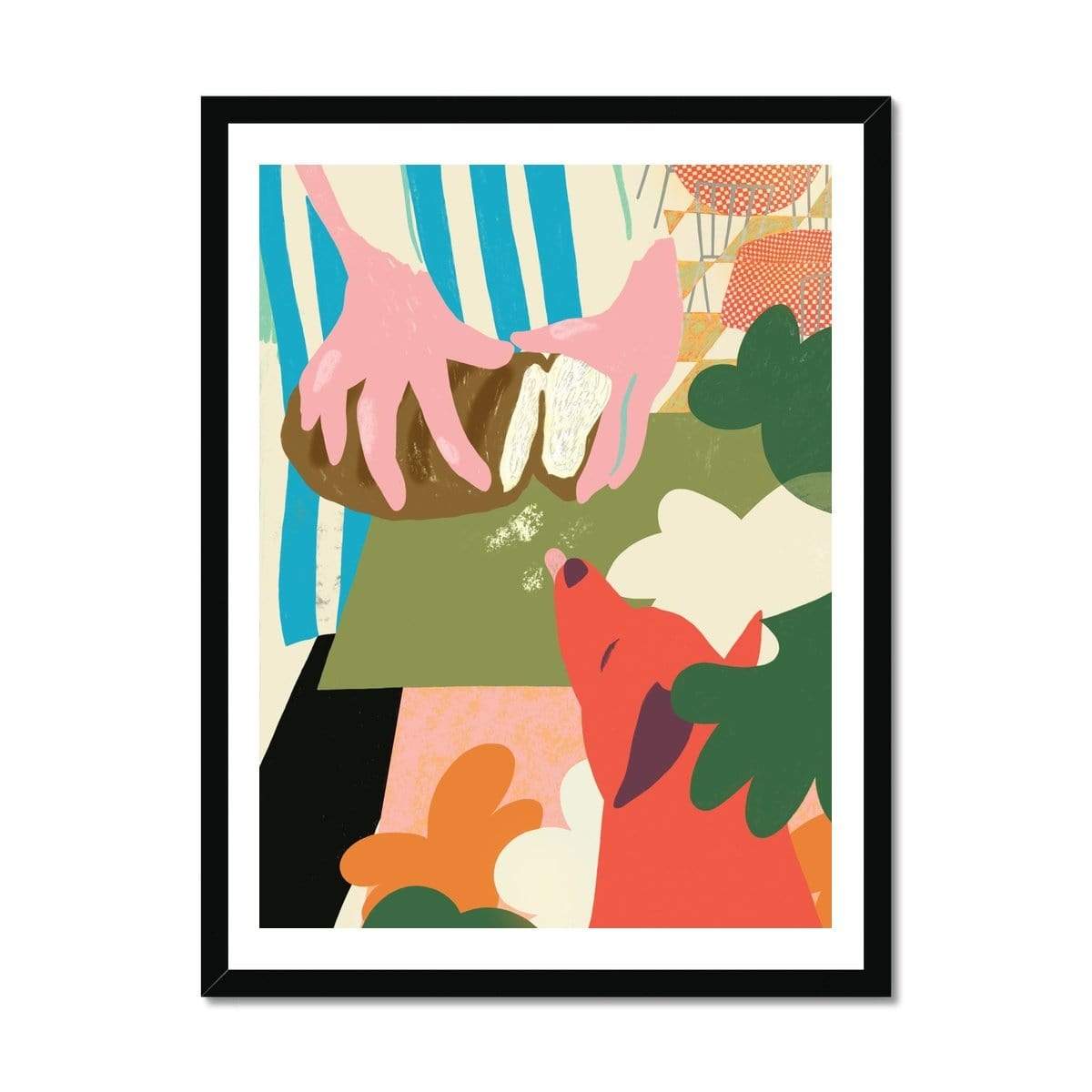 Prodigi Fine art 18"x24" / Black Frame Lucy Sherston | Dinner for Two