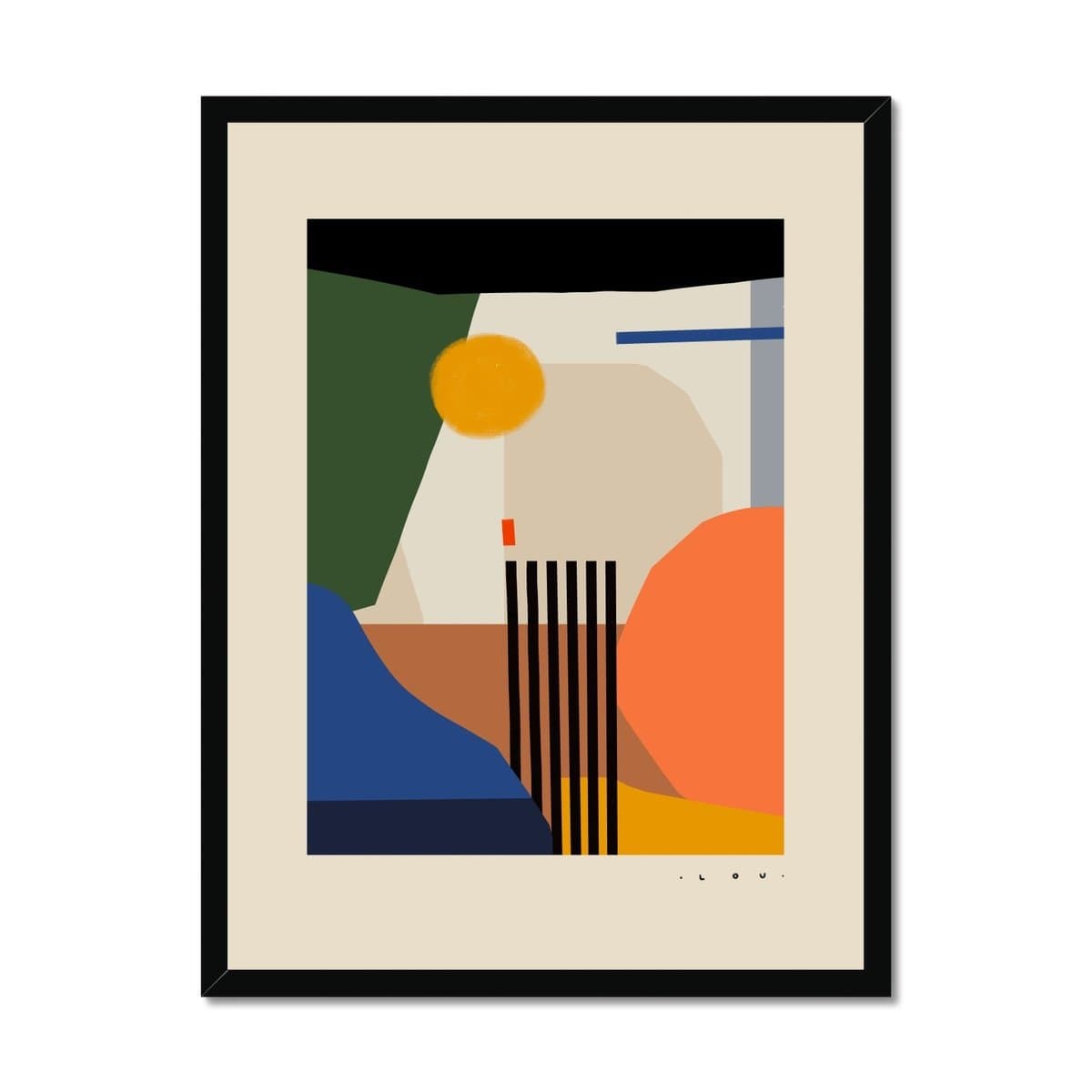 Prodigi Fine art 18"x24" / Black Frame Luisa Salas | Almost back to where I began