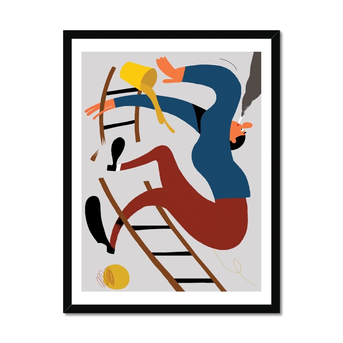 Prodigi Fine art 18"x24" / Black Frame Lukasz Golędzinowski | Untitled