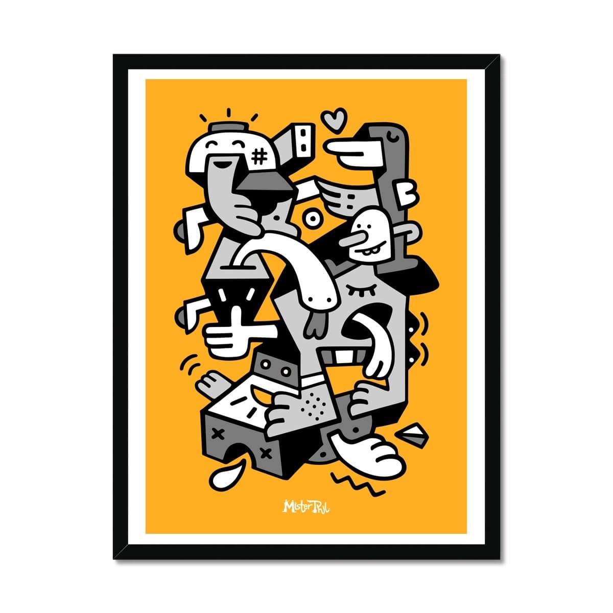 Prodigi Fine art 18"x24" / Black Frame Mister Phil | Regal Flump