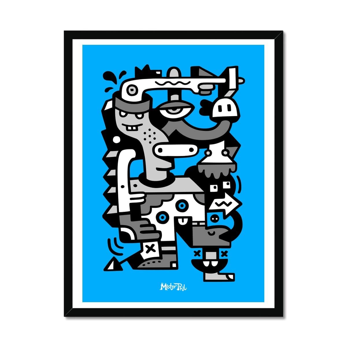 Prodigi Fine art 18"x24" / Black Frame Mister Phil | Relative Fiasco