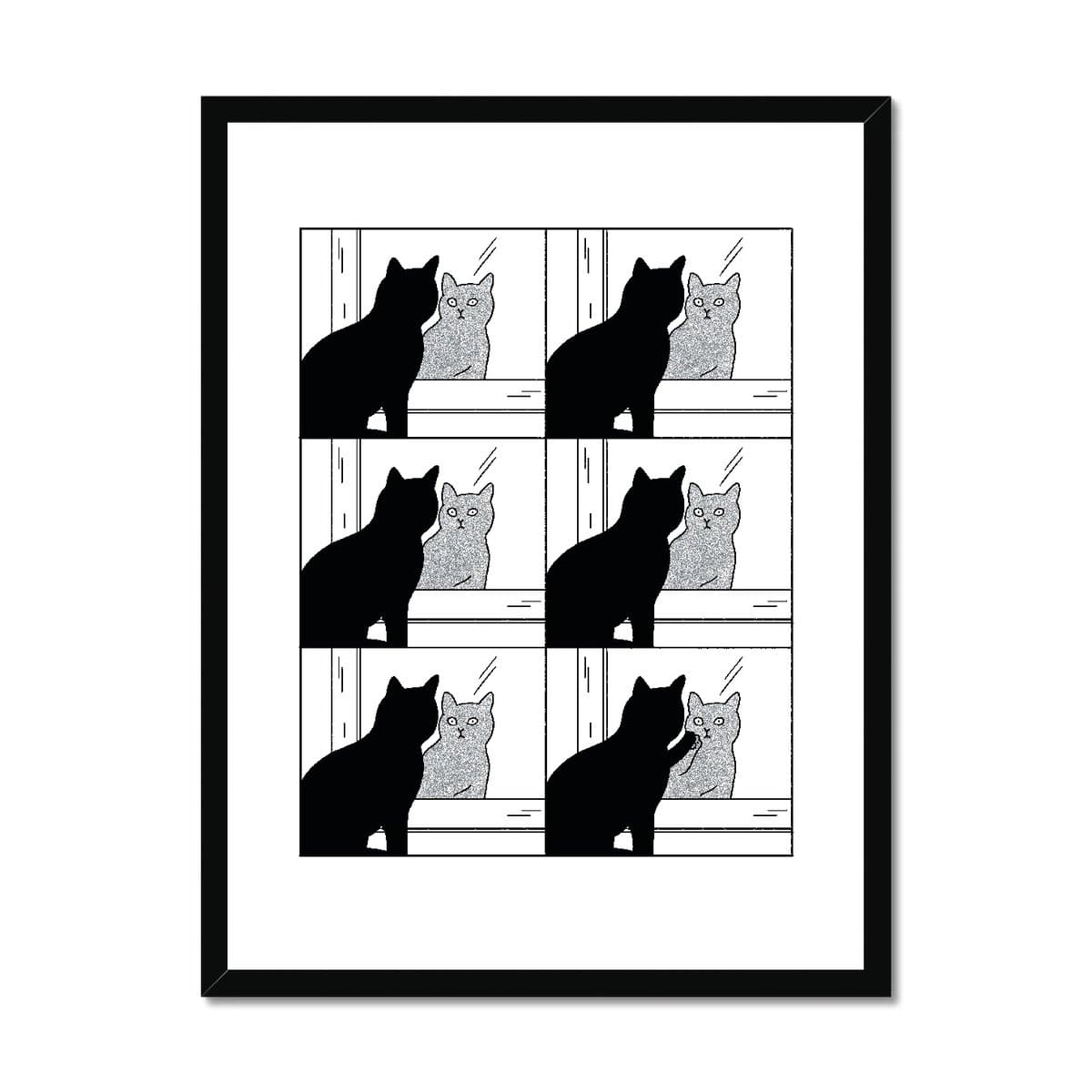 Prodigi Fine art 18"x24" / Black Frame Nadine Redlich | Cat