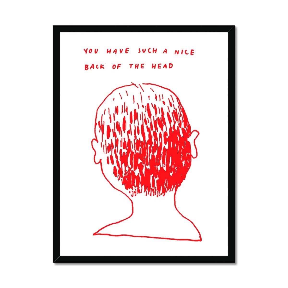 Prodigi Fine art 18"x24" / Black Frame Nadine Redlich | Head