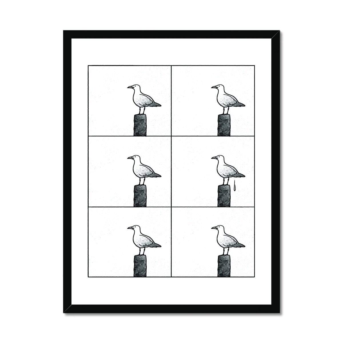 Prodigi Fine art 18"x24" / Black Frame Nadine Redlich | Seagull