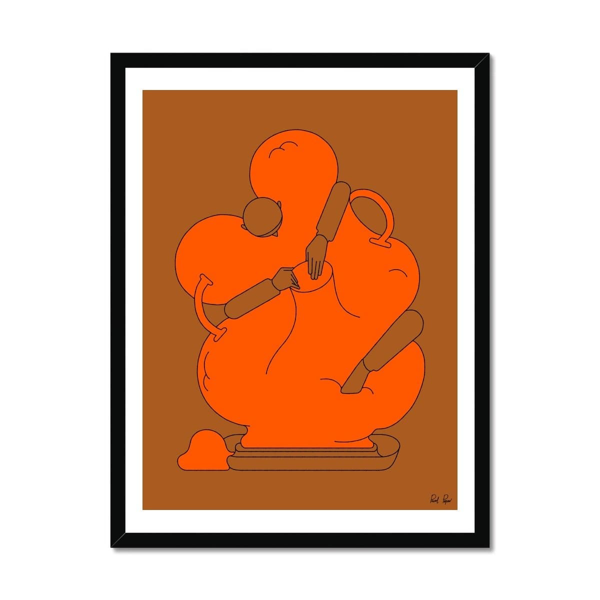 Prodigi Fine art 18"x24" / Black Frame Pavel Popov | The Master Potter