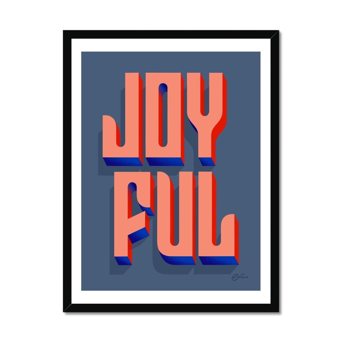 Prodigi Fine art 18"x24" / Black Frame Rachel Joy Price | Full of Joy