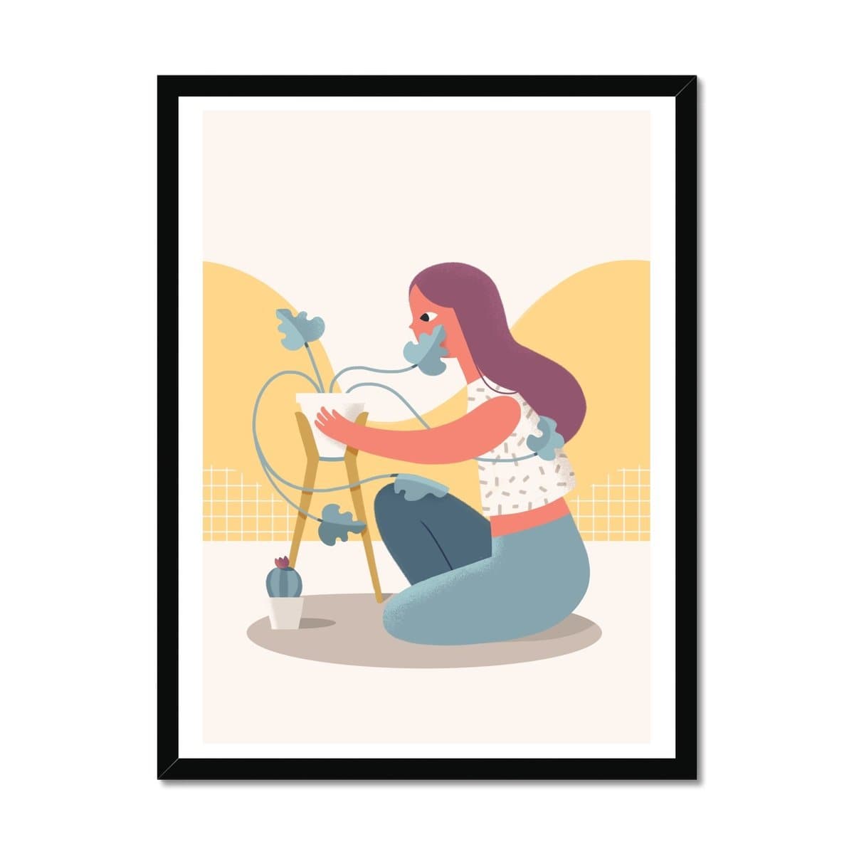 Prodigi Fine art 18"x24" / Black Frame Roberto Blefari | Eco Lovers She