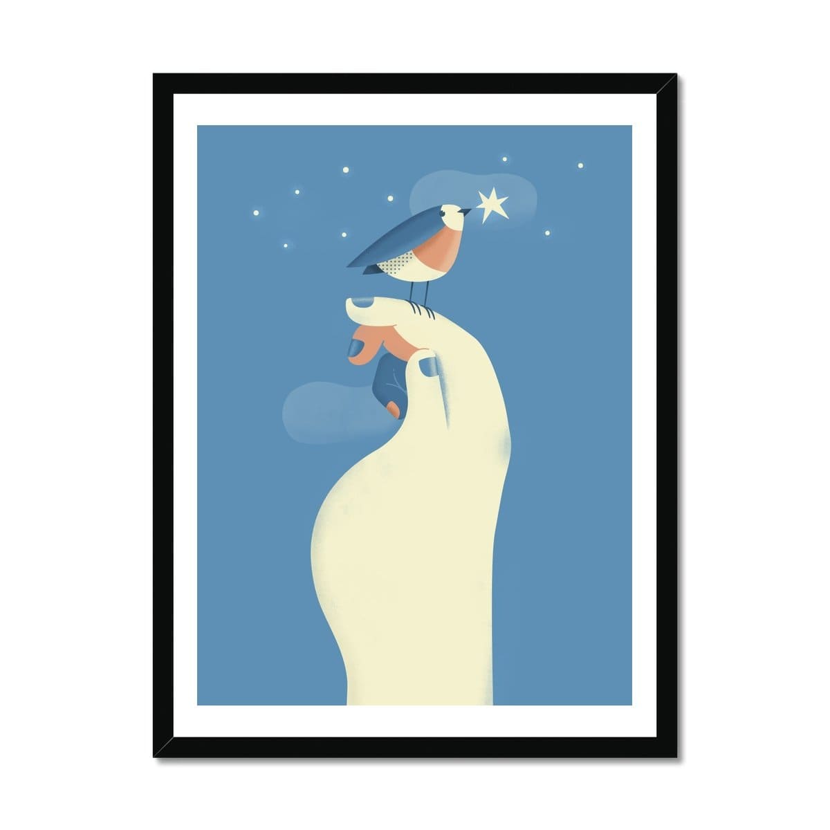 Prodigi Fine art 18"x24" / Black Frame Roberto Blefari | Hope