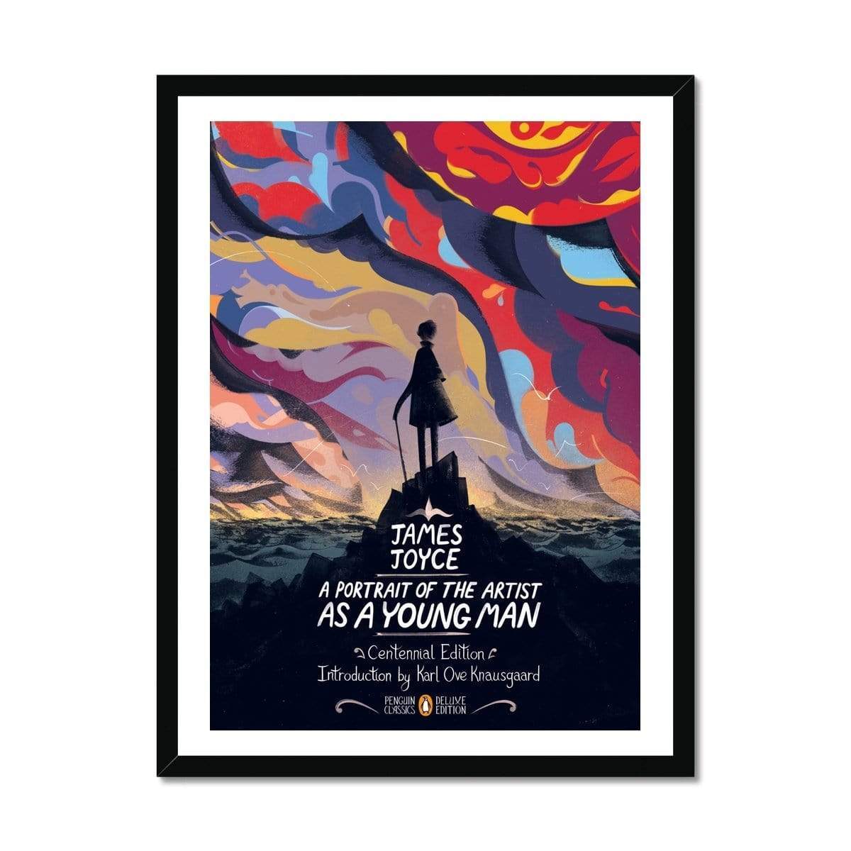 Prodigi Fine art 18"x24" / Black Frame Roman Muradov | A Portrait of the Artist as a Young Man