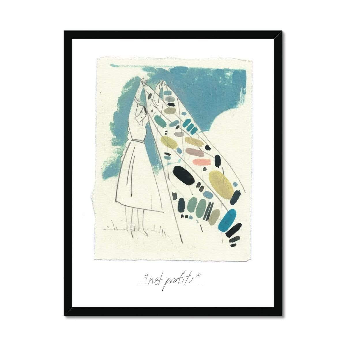 Prodigi Fine art 18"x24" / Black Frame Roman Muradov | Net Profits