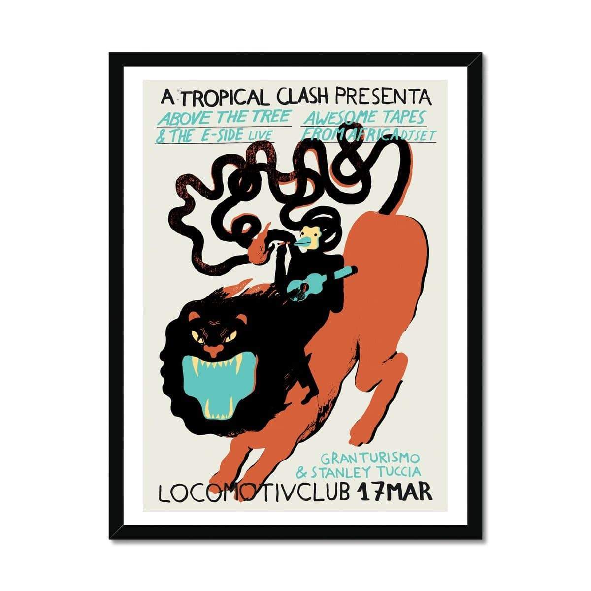 Prodigi Fine art 18"x24" / Black Frame Sarah Mazzetti | Lion