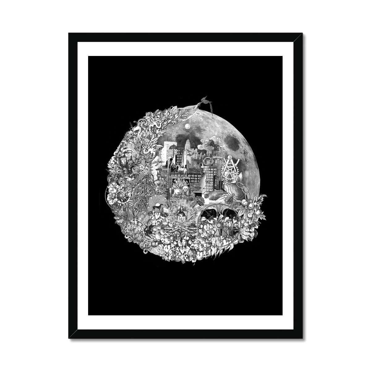 Prodigi Fine art 18"x24" / Black Frame Seiko Kato | Moon