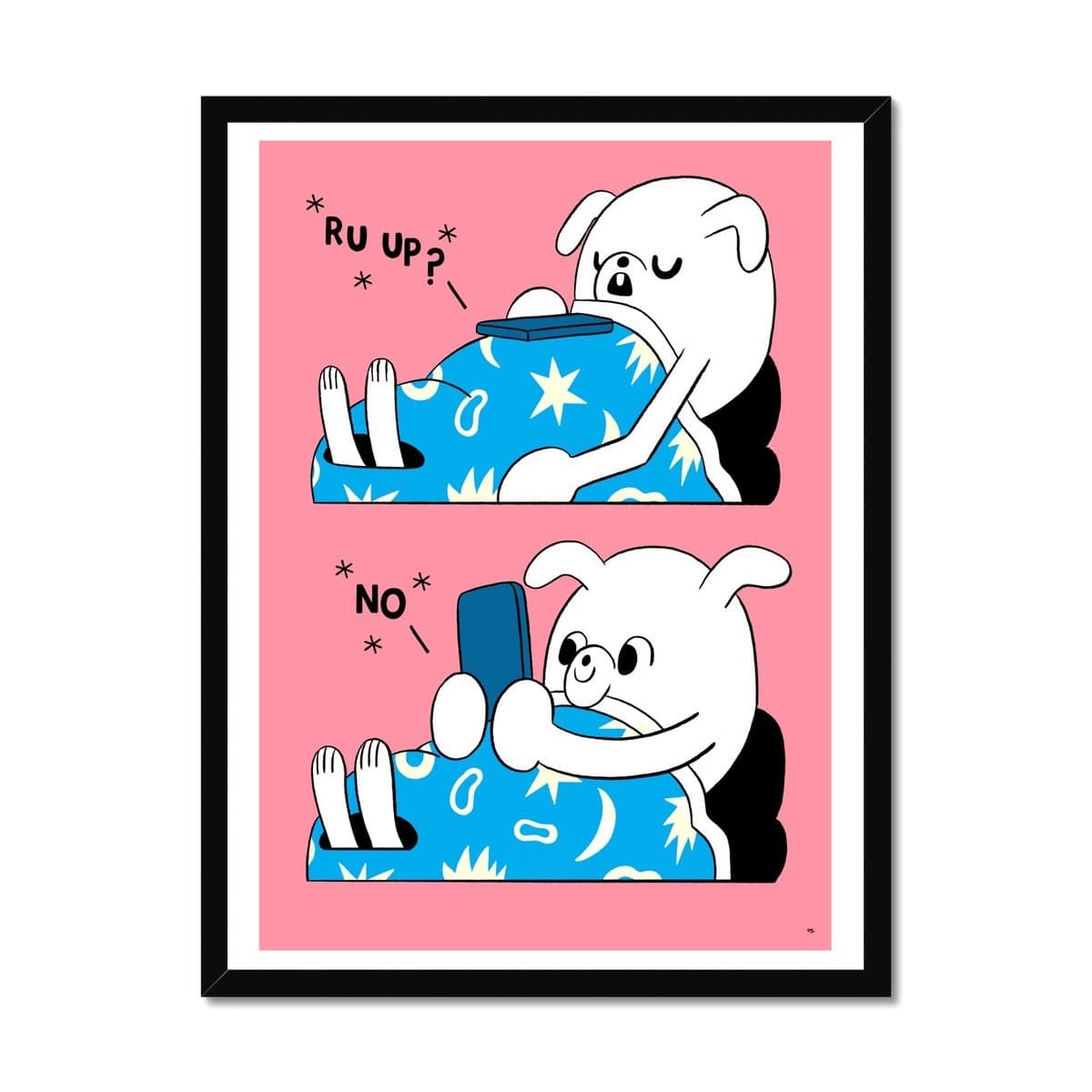 Prodigi Fine art 18"x24" / Black Frame Stephen Maurice Graham | Are You Up