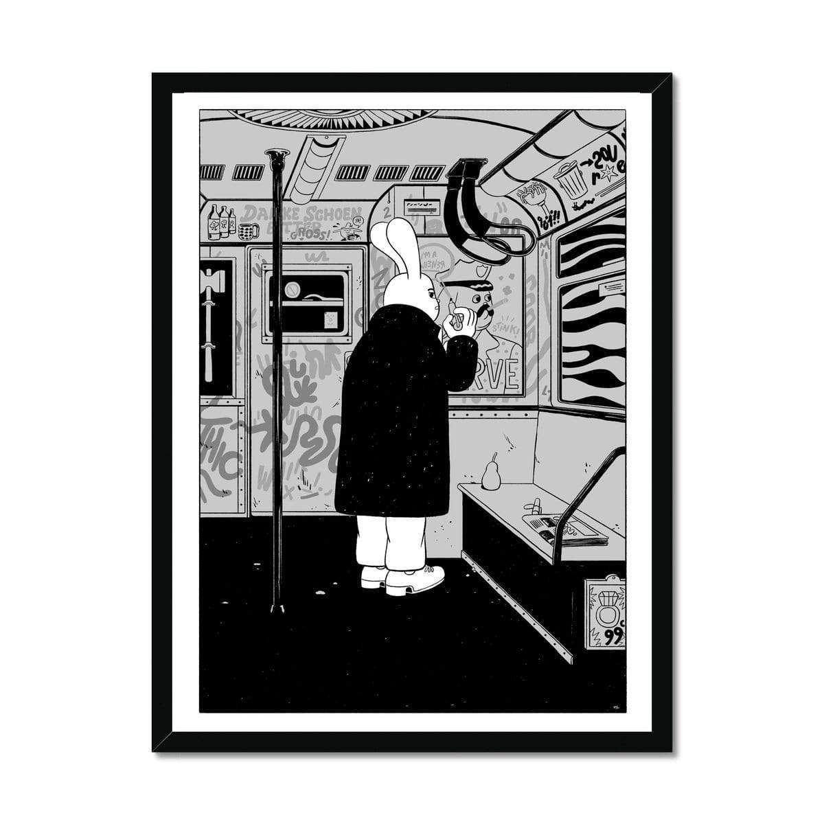 Prodigi Fine art 18"x24" / Black Frame Stephen Maurice Graham | Urban Anxiety