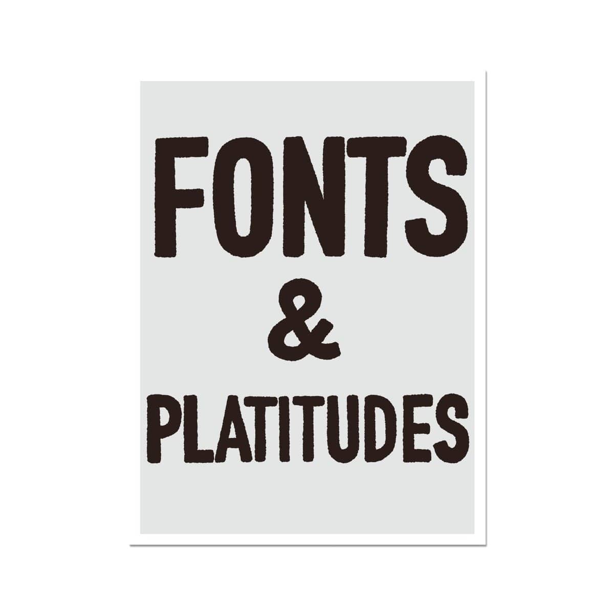 Erne Odell | Fonts & Platitudes