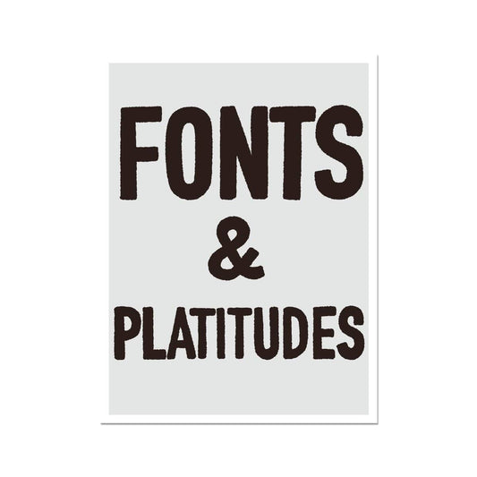 Erne Odell | Fonts & Platitudes