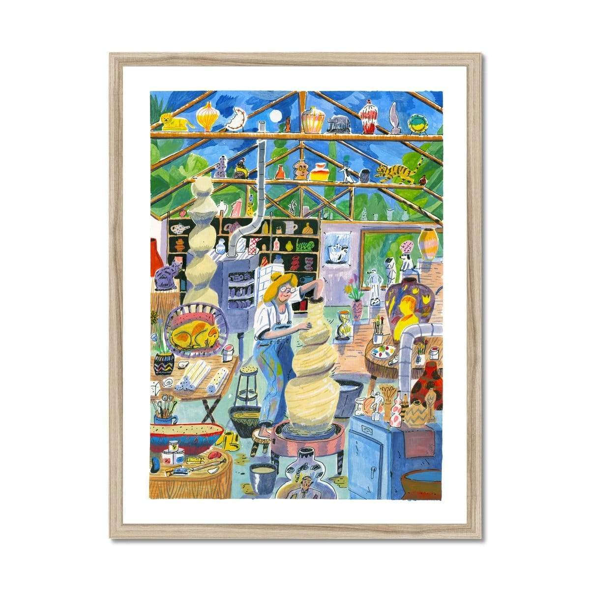 Prodigi Fine art 18"x24" / Natural Frame Aart-Jan Venema | Pottery