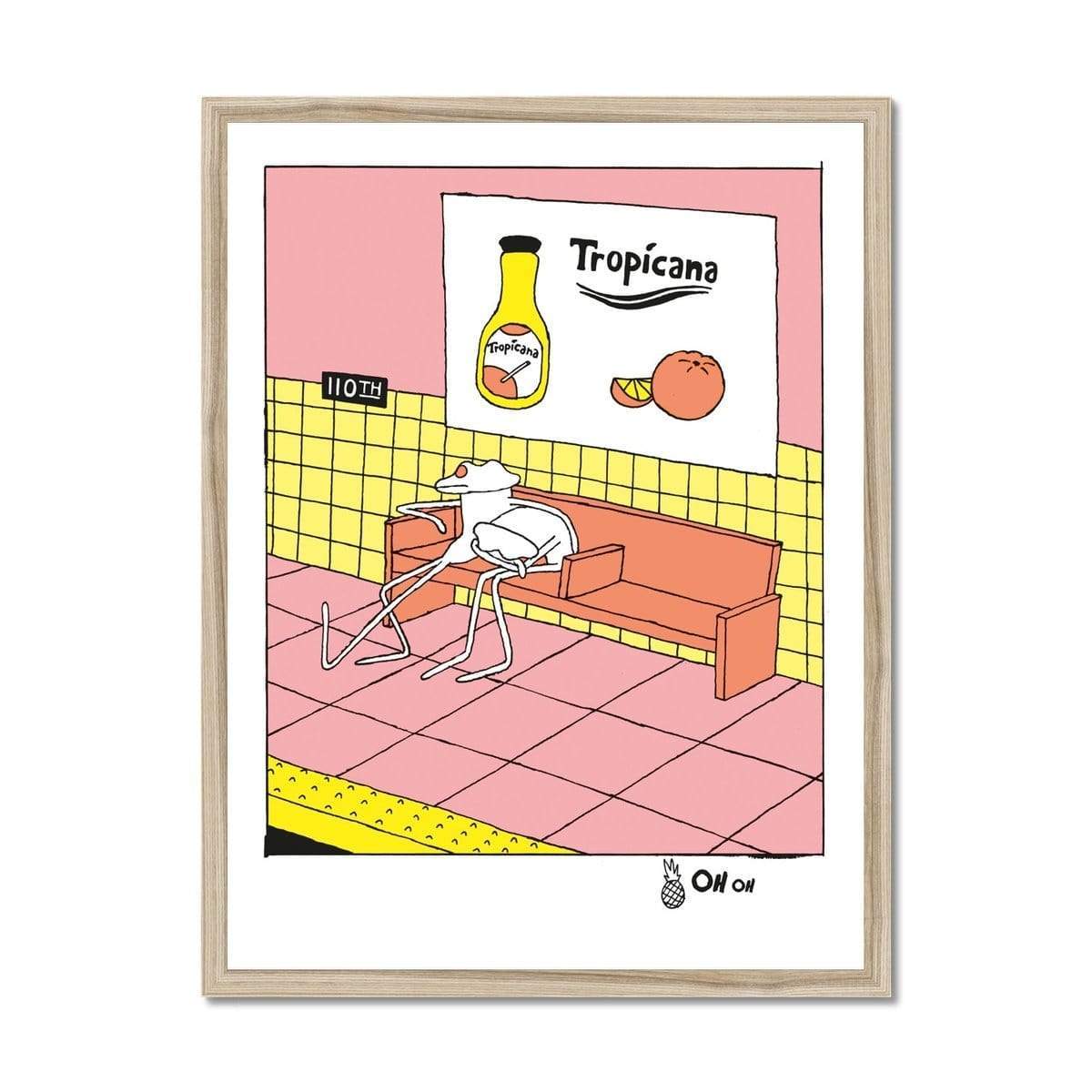 Prodigi Fine art 18"x24" / Natural Frame Anna Haifisch | Subway