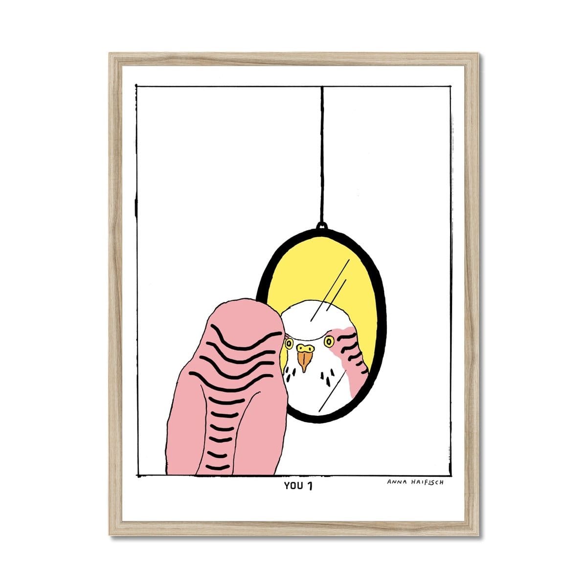 Prodigi Fine art 18"x24" / Natural Frame Anna Haifisch | You 1