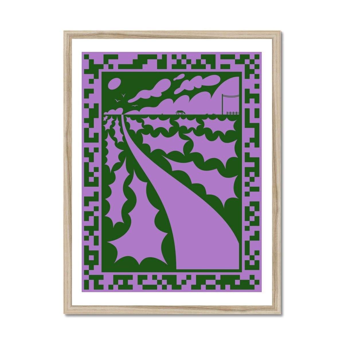 Prodigi Fine art 18"x24" / Natural Frame Benedikt Luft Framed Print