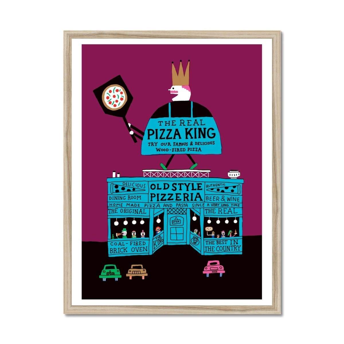 Prodigi Fine art 18"x24" / Natural Frame Benoit Tardif | Pizza King 02