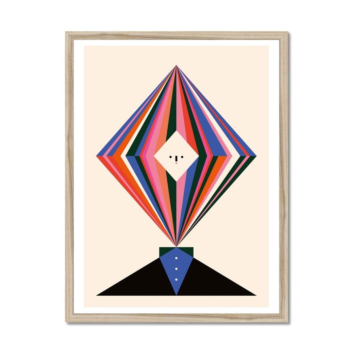 Prodigi Fine art 18"x24" / Natural Frame Bratislav Milenkovic | Bright Guy 1