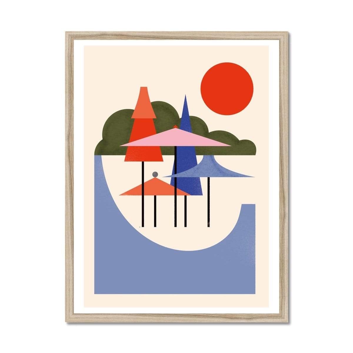 Prodigi Fine art 18"x24" / Natural Frame Bratislav Milenković | Summer III