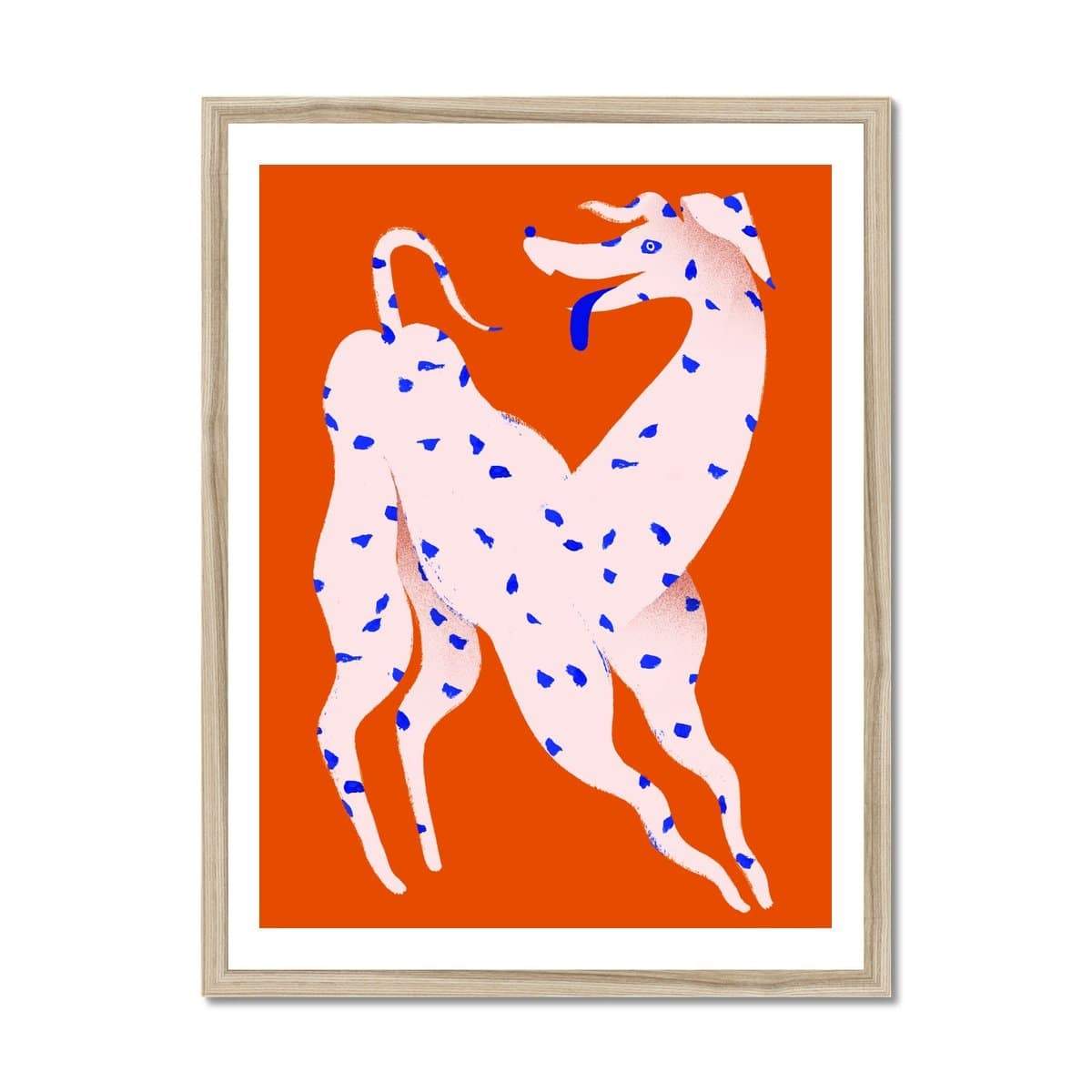 Prodigi Fine art 18"x24" / Natural Frame Charlotte Dumortier | Dog