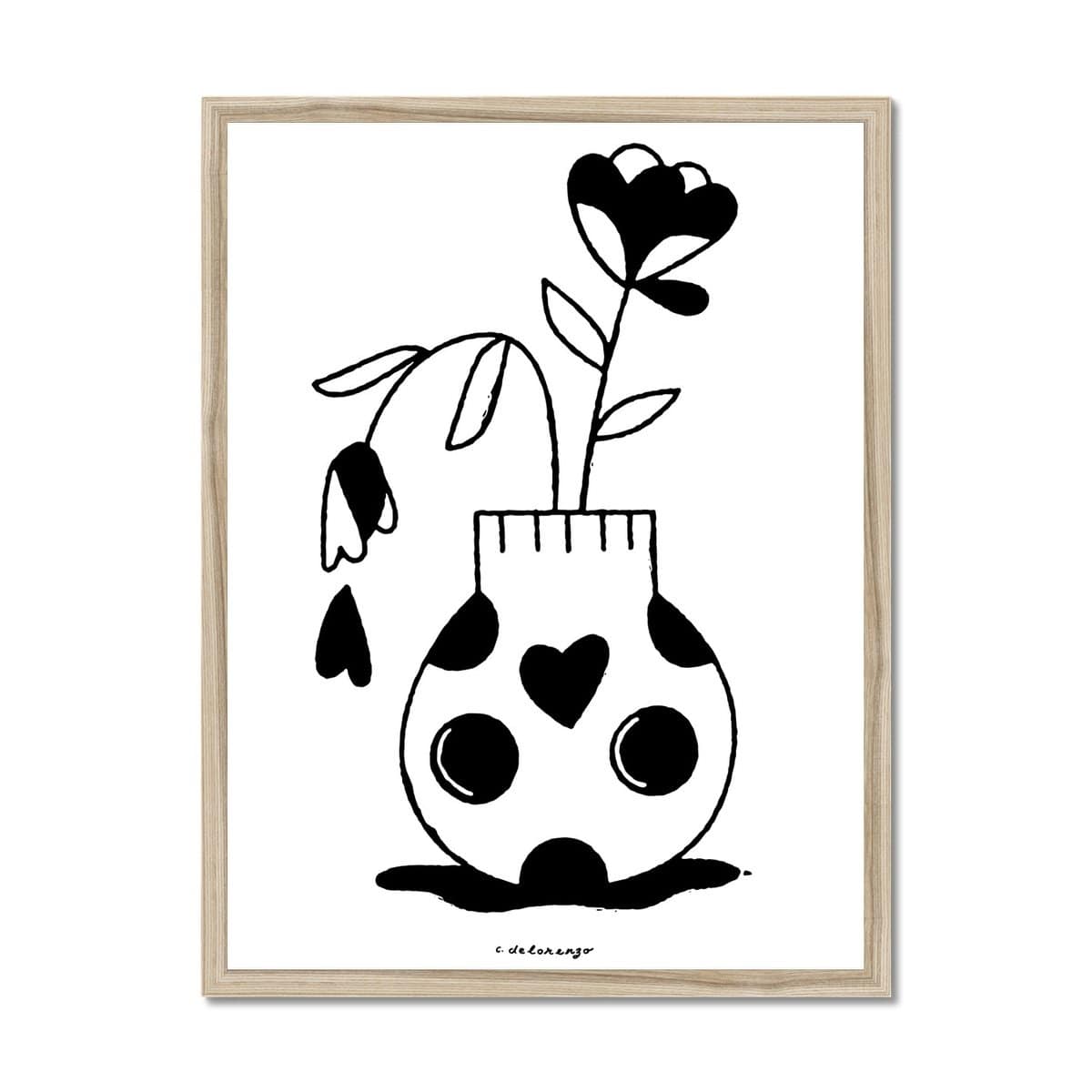 Prodigi Fine art 18"x24" / Natural Frame Christopher Delorenzo | Wilted